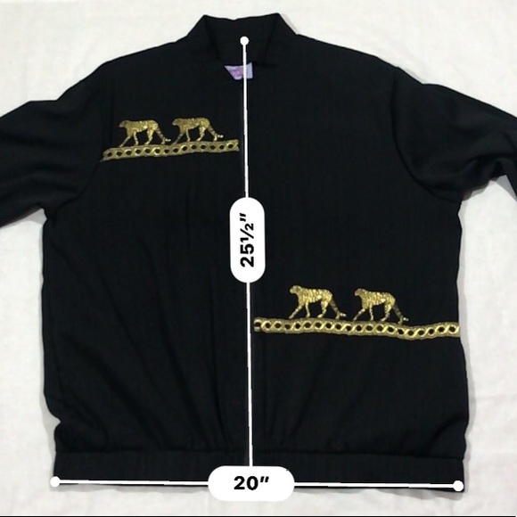 Vintage Embroidered Windbreaker Wind Jacket - Picture 4 of 6